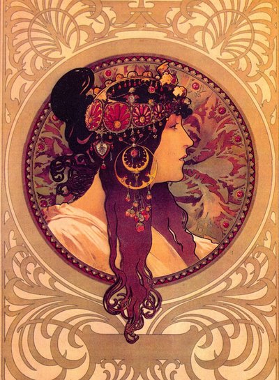 Donna Orechini von Alphonse Mucha